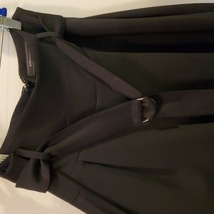 Belted wide leg BCBG pants